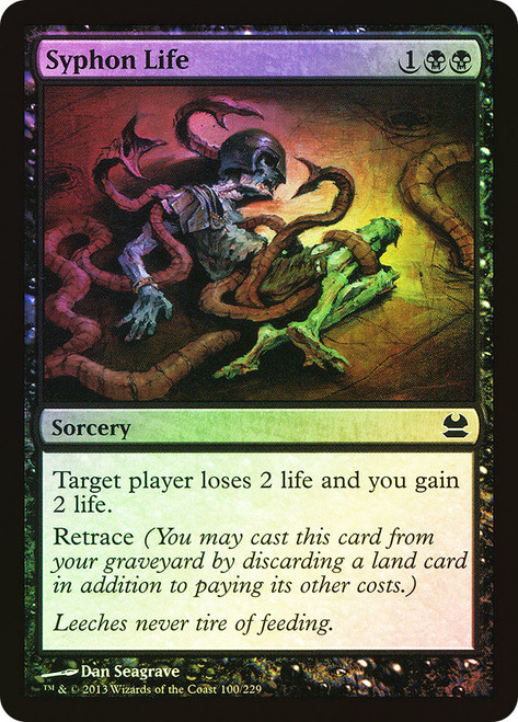 Syphon Life\nModern Masters: 2013 Edition\nSingle\nMagic The Gathering