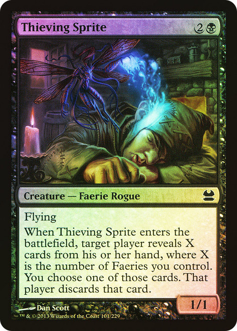 Thieving Sprite\nModern Masters: 2013 Edition\nSingle\nMagic The Gathering