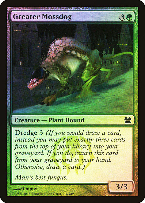 Greater Mossdog\nModern Masters: 2013 Edition\nSingle\nMagic The Gathering