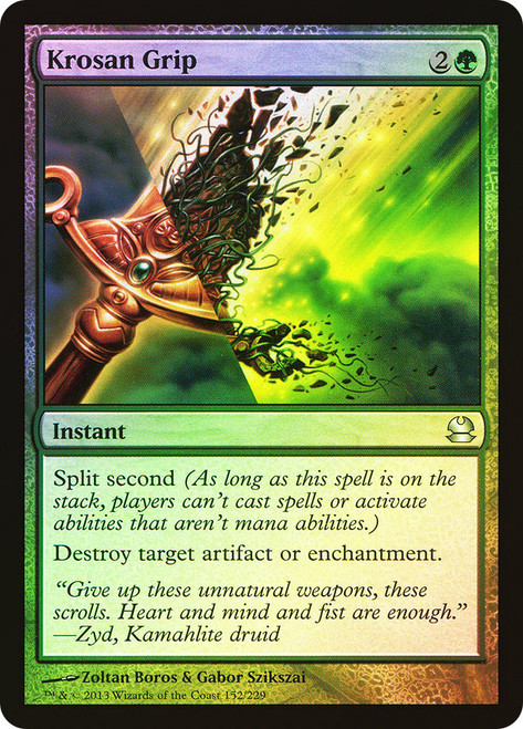 Krosan Grip\nModern Masters: 2013 Edition\nSingle\nMagic The Gathering