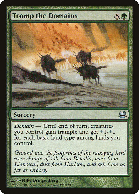 Tromp the Domains\nModern Masters: 2013 Edition\nSingle\nMagic The Gathering