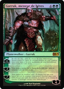 MTG ガラク 獣の統率者 Garruk,Caller of Beasts 獣の統率者、ガラク/Garruk, Caller of Beasts》[M14] 緑R | 日本最大