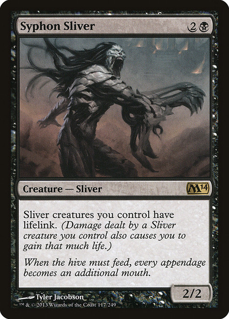 Syphon Sliver\nMagic 2014 Core Set\nSingle\nMagic The Gathering