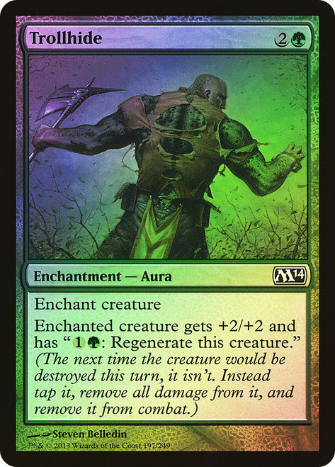 Trollhide\nMagic 2014 Core Set\nSingle\nMagic The Gathering