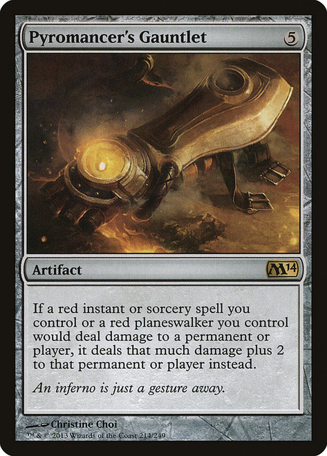 Pyromancer's Gauntlet\nMagic 2014 Core Set\nSingle\nMagic The Gathering