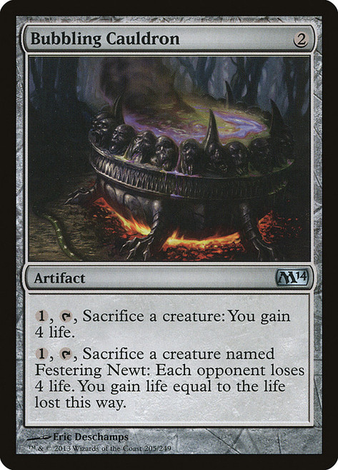Bubbling Cauldron\nMagic 2014 Core Set\nSingle\nMagic The Gathering