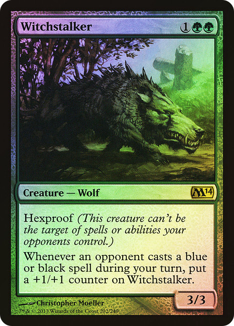 Witchstalker\nMagic 2014 Core Set\nSingle\nMagic The Gathering