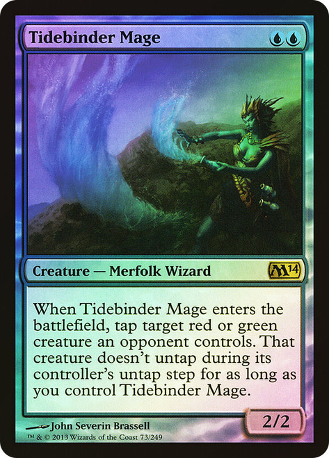 Tidebinder Mage\nMagic 2014 Core Set\nSingle\nMagic The Gathering