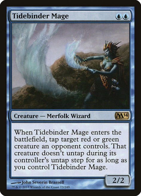Tidebinder Mage\nMagic 2014 Core Set\nSingle\nMagic The Gathering