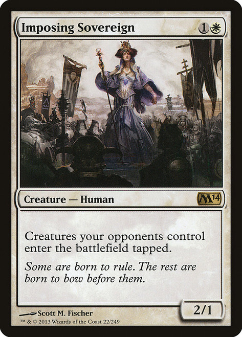 Imposing Sovereign\nMagic 2014 Core Set\nSingle\nMagic The Gathering