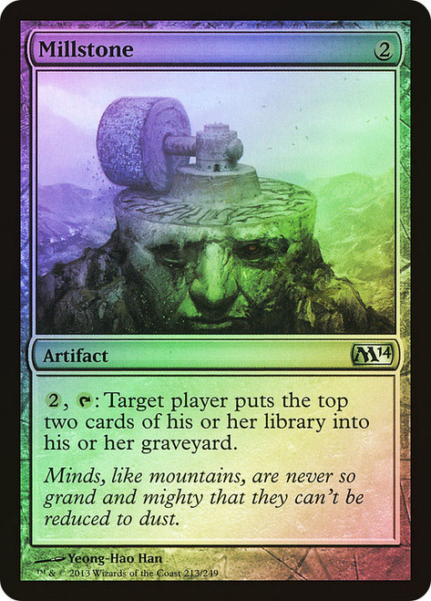 mtg 石臼 プレイマット Yeong-Hao Han サインド サイン Millstone__38217.1651595606.