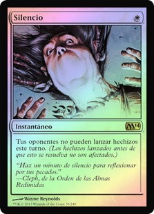 Silence
Magic 2014 Core Set (Foil) - Spanish
Single
Magic The Gathering
