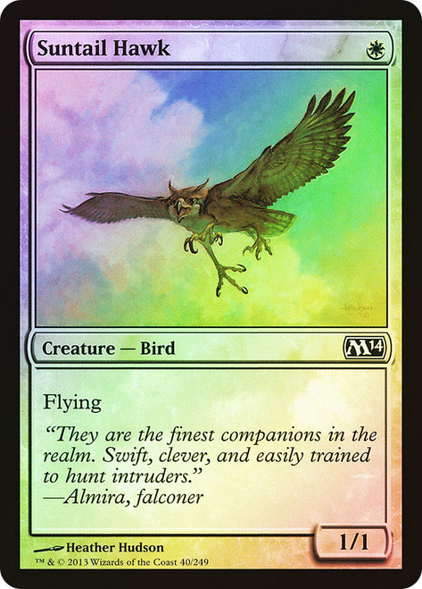 Suntail Hawk\nMagic 2014 Core Set\nSingle\nMagic The Gathering