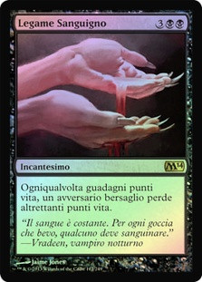 Sanguine Bond
Magic 2014 Core Set (Foil) - Italian
Single
Magic The Gathering