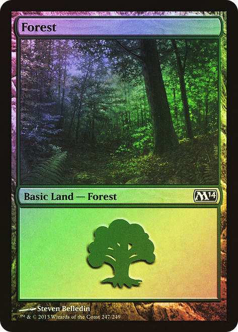 Forest (#247)\nMagic 2014 Core Set\nSingle\nMagic The Gathering