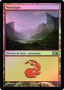 Mountain (#243)
Magic 2014 Core Set (Foil) - French
Single
Magic The Gathering