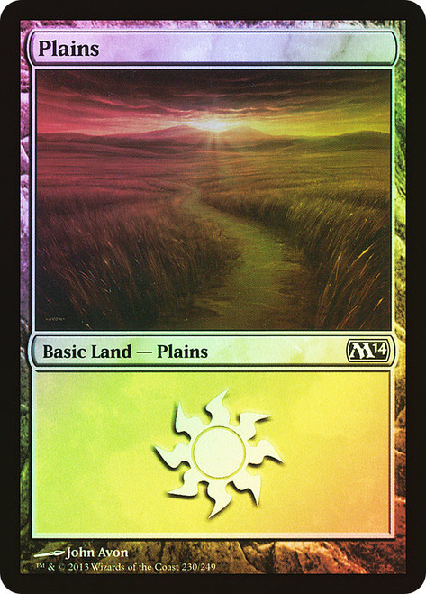 Plains (#230)\nMagic 2014 Core Set\nSingle\nMagic The Gathering