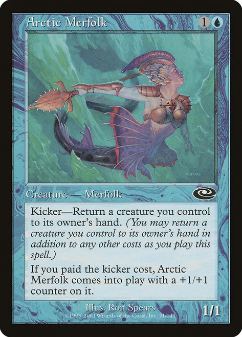 北極マーフォーク/Arctic Merfolk FOIL Arctic Merfolk | Planeshift | Star City Games