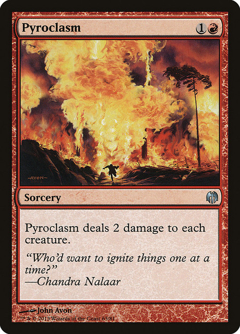 Pyroclasm\nDuel Decks: Heroes vs. Monsters\nSingle\nMagic The Gathering