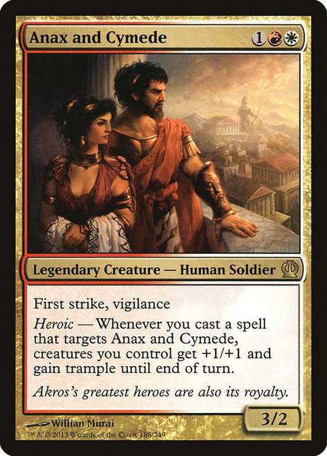Anax and Cymede\nTheros\nSingle\nMagic The Gathering