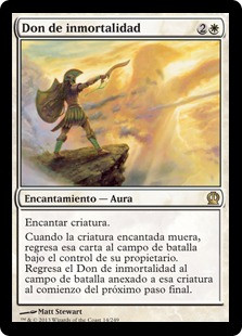 Gift of Immortality
Theros - Spanish
Single
Magic The Gathering
