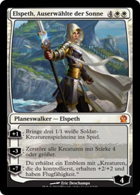 PSA10 太陽の勇者エルズペス　Foil Elspeth, Sun's Champion | Theros - Japanese | Star City Games