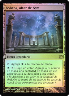 Nykthos, Shrine to Nyx
Theros (Foil) - Spanish
Single
Magic The Gathering