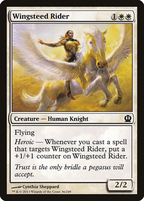 Wingsteed Rider\nTheros\nSingle\nMagic The Gathering