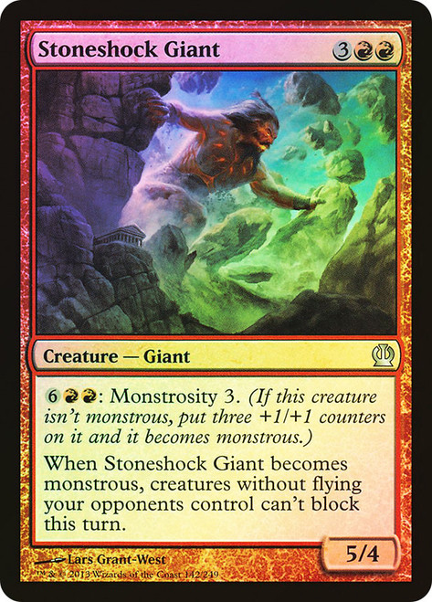 Stoneshock Giant\nTheros\nSingle\nMagic The Gathering