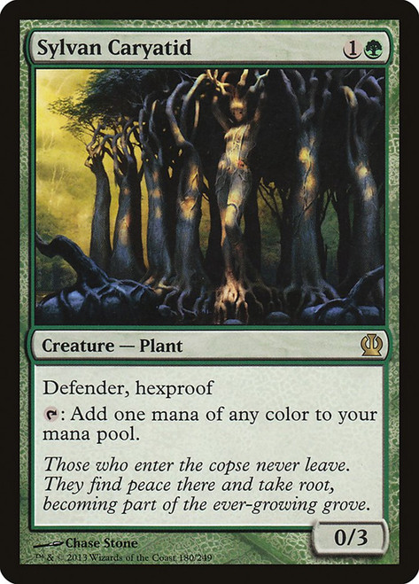 Sylvan Caryatid\nTheros\nSingle\nMagic The Gathering