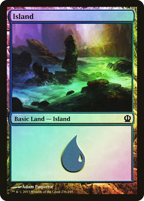 Island (#236)\nTheros\nSingle\nMagic The Gathering