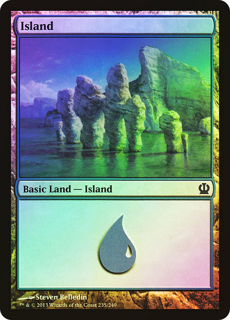 Island (#235)\nTheros\nSingle\nMagic The Gathering