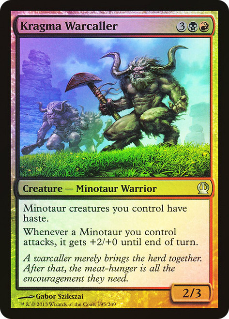 Kragma Warcaller\nTheros\nSingle\nMagic The Gathering