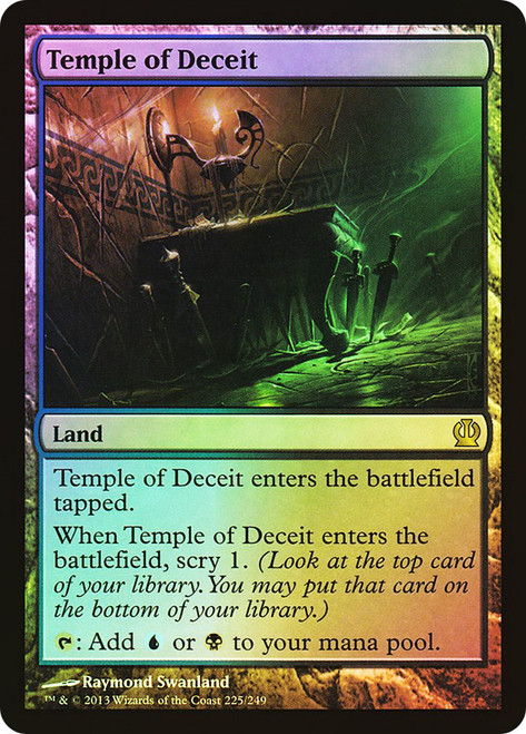 Temple of Deceit\nTheros\nSingle\nMagic The Gathering