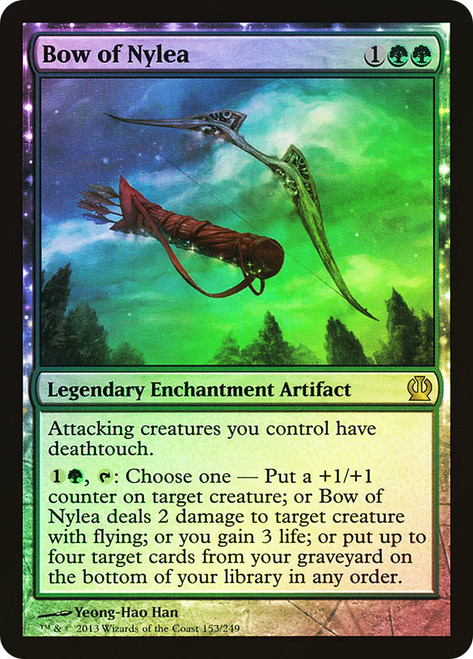 Bow of Nylea\nTheros\nSingle\nMagic The Gathering