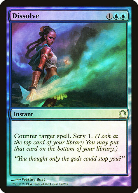 Dissolve\nTheros\nSingle\nMagic The Gathering