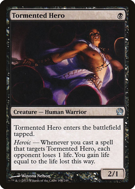 Tormented Hero\nTheros\nSingle\nMagic The Gathering