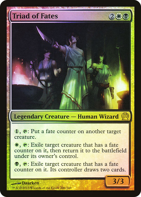 Triad of Fates\nTheros\nSingle\nMagic The Gathering