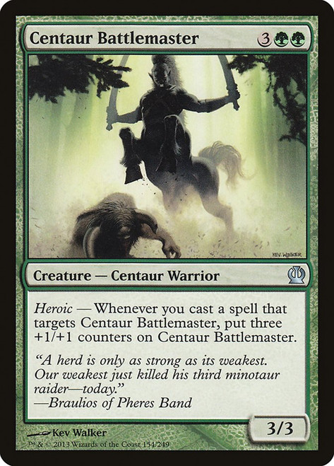Centaur Battlemaster\nTheros\nSingle\nMagic The Gathering