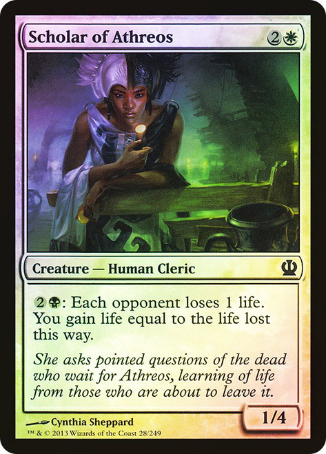 Scholar of Athreos\nTheros\nSingle\nMagic The Gathering