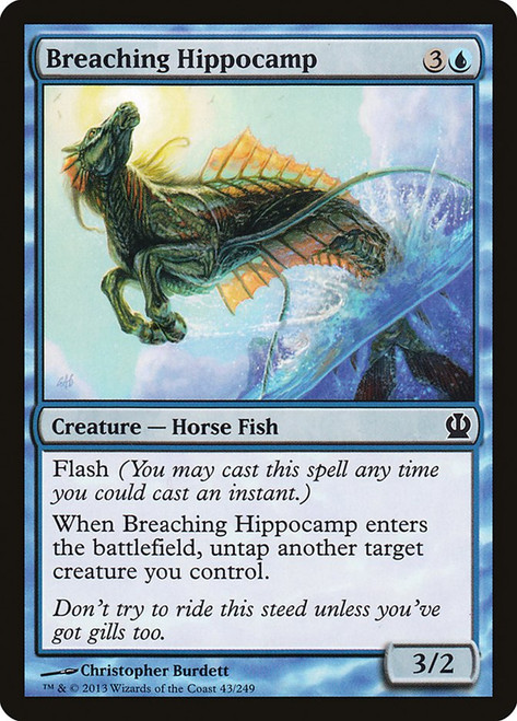 Breaching Hippocamp\nTheros\nSingle\nMagic The Gathering