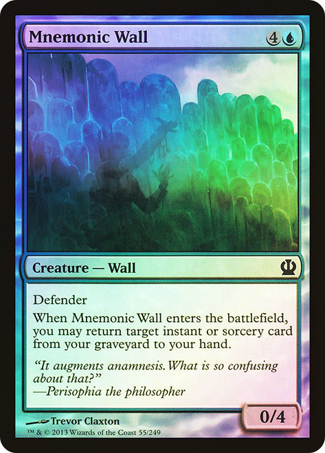 Mnemonic Wall\nTheros\nSingle\nMagic The Gathering