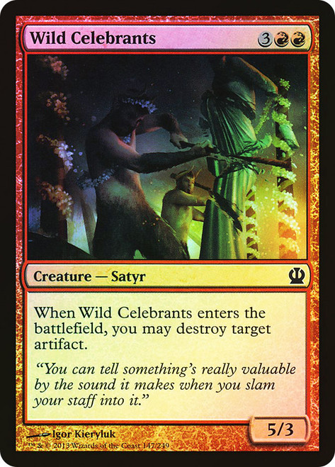 Wild Celebrants\nTheros\nSingle\nMagic The Gathering