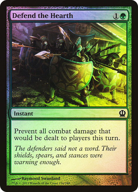 Defend the Hearth\nTheros\nSingle\nMagic The Gathering