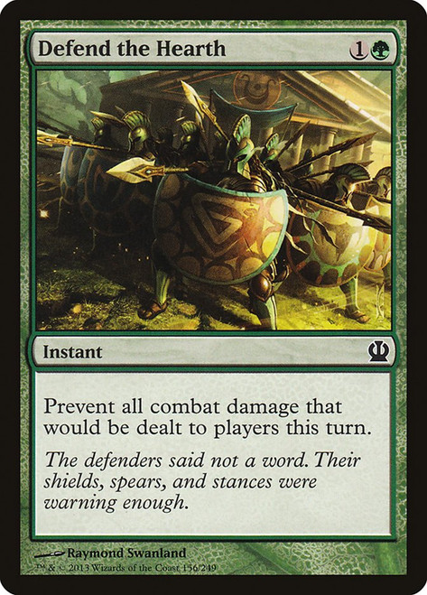 Defend the Hearth\nTheros\nSingle\nMagic The Gathering