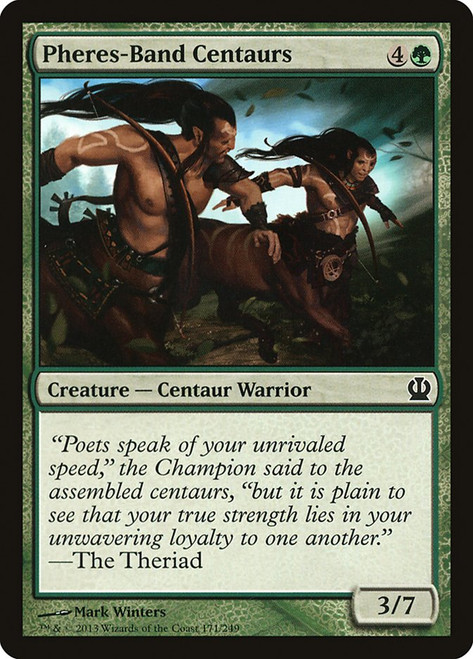 Pheres-Band Centaurs\nTheros\nSingle\nMagic The Gathering