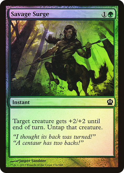 Savage Surge\nTheros\nSingle\nMagic The Gathering