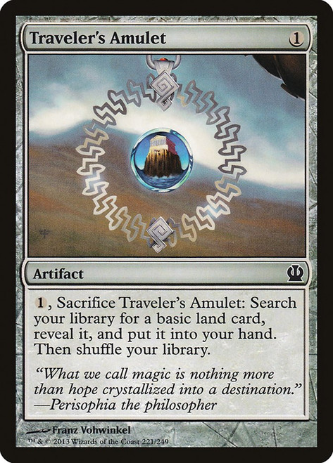 Traveler's Amulet\nTheros\nSingle\nMagic The Gathering