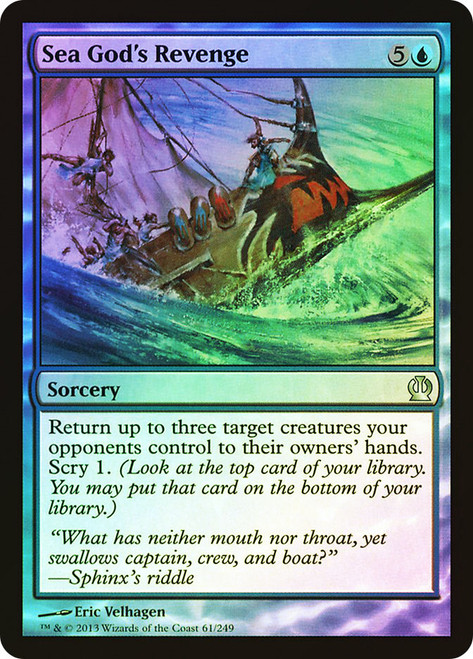 Sea God's Revenge\nTheros\nSingle\nMagic The Gathering