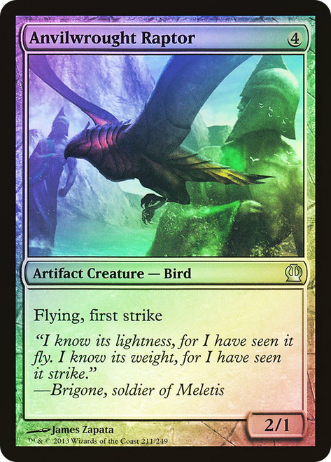 Anvilwrought Raptor\nTheros\nSingle\nMagic The Gathering